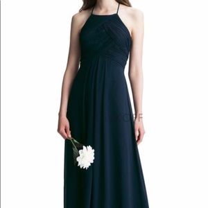 Bill Levkoff Navy Bridesmaid Dress